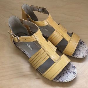 Naturalizer - Mustard Cork Mini Wedge - 7.5